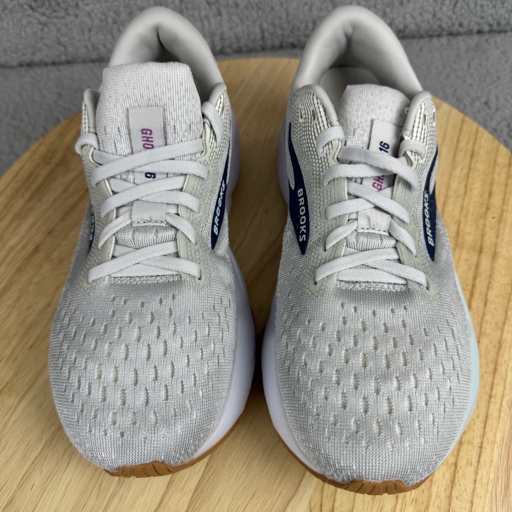 Brooks Ghost 16 Womens Size 6.5 D Wide Gray Running Athletic Gym Training Shoes - Picture 3 of 10
